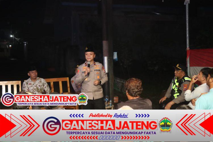 Waka Polres Cilegon Cek Pos Kamling, Ajak Warga Giatkan Jaga Lingkungan