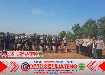 Kapolresta Tangerang Tanam Jagung Hibrida Dukung Program Astacita Presiden RI