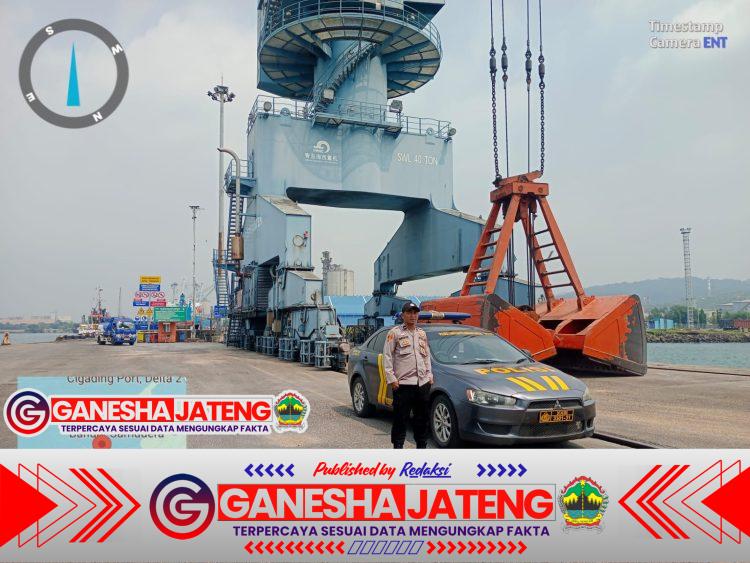 Polsek KSKP Banten Polres Cilegon Tingkatkan Pencegahan melalui Patroli Pelabuhan