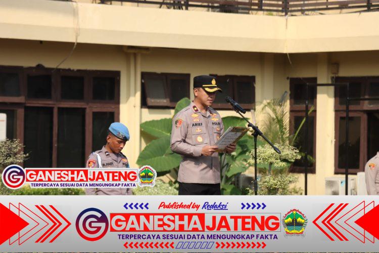 Polres Cilegon Gelar Apel Jam Pimpinan, Wakapolres Dorong Profesionalisme Personel Polres Cilegon Gelar Apel Jam Pimpinan, Wakapolres Dorong Profesionalisme Personel