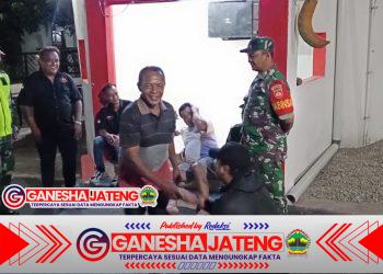 Koramil 04/Teras Gelar Patroli Malam Bersama Linmas dan Ormas Sekuat Nusantara