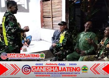 Koramil 15/Andong Gelar Patroli Malam Jaga Kondusifitas Wilayah