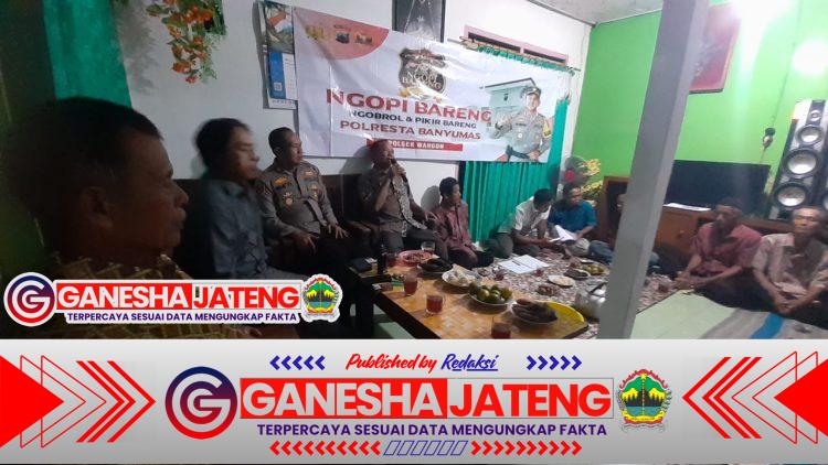 Kapolsek Wangon Polresta Banyumas Gelar Ngopi Bareng Dengan Kelompok Ternak Berkah Makmur