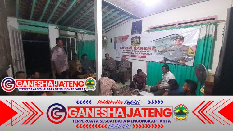 Kapolsek Wangon Polresta Banyumas Gelar Ngopi Bareng Dengan Kelompok Ternak Berkah Makmur