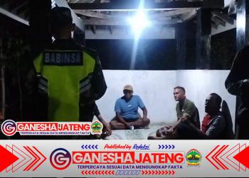 Patroli Malam Gabungan Jaga Kondusivitas Wilayah Simo