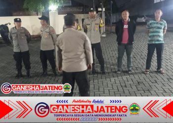 Polsek Panongan Gelar Apel Malam dan Patroli Mobile Antisipasi Guantibmas