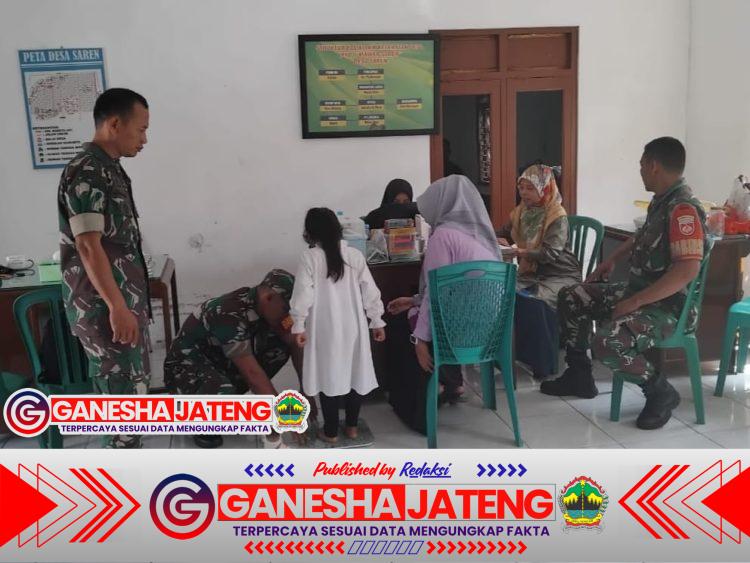 Babinsa Dampingi Kegiatan Posyandu, Fokus pada Deteksi Dini Stunting