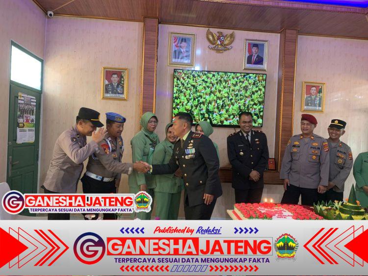 Wakapolres Tulang Bawang Beri Kejutan ke Kodim 0426 Tuba dalam Rangka HUT TNI ke-80