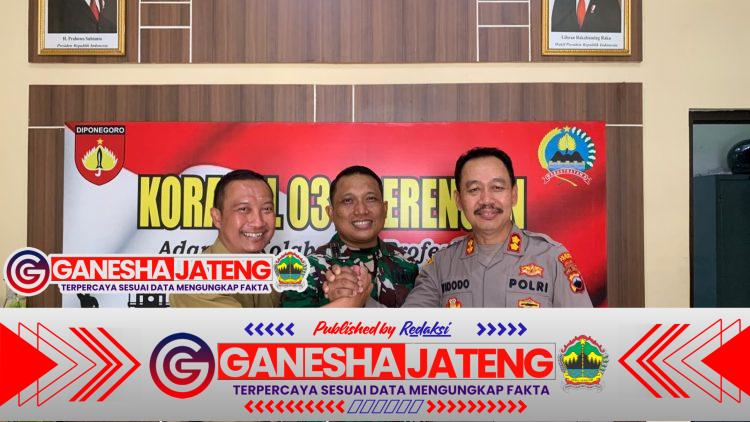 Sinergi Untuk Negeri, Kapolsek & Camat Serengan Beri Ucapan HUT TNI ke-80 ke Koramil 03/Serengan