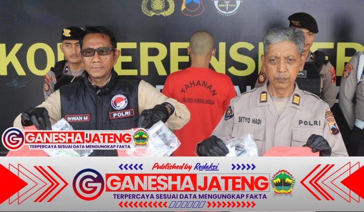 Polres Purbalingga Ringkus Penjual Obat Terlarang di Tempat Kos