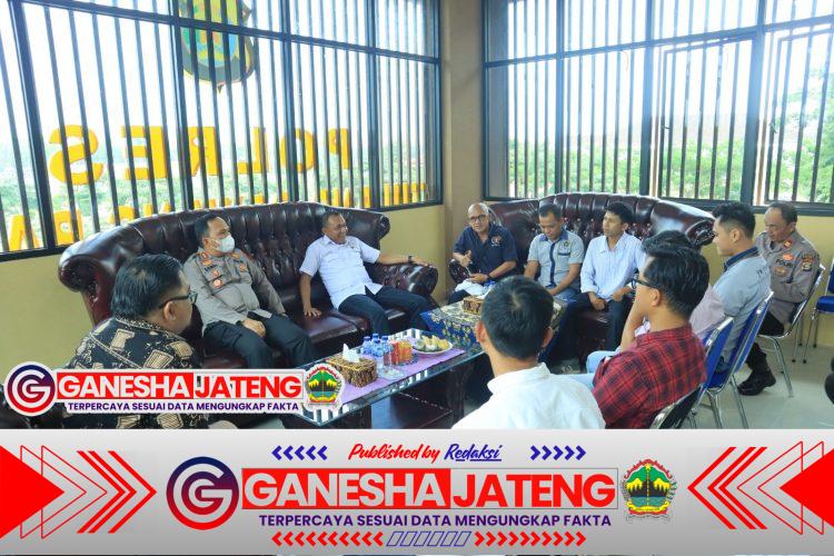 Kapolres Tubaba Terima Audiensi dari PWI, Perkuat Sinergi dan Dukung Konferkab VI