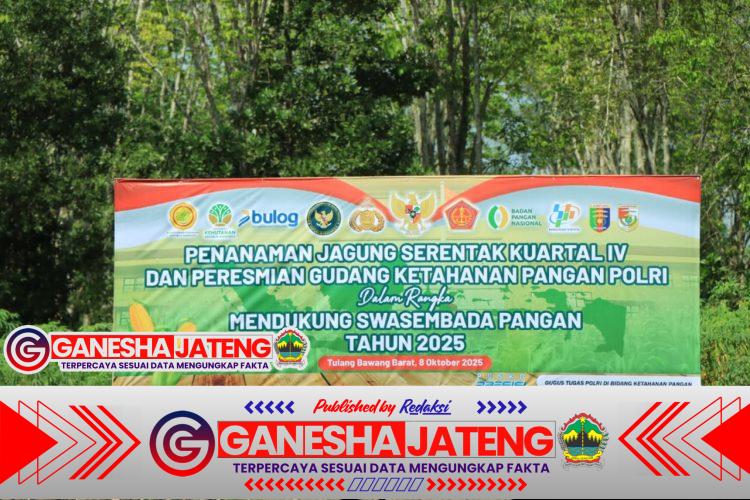 Polres Tulang Bawang Barat Dukung Program Swasembada Pangan Nasional melalui Penanaman Jagung Serentak Kuartal IV Polres Tulang Bawang Barat Dukung Program Swasembada Pangan Nasional melalui Penanaman Jagung Serentak Kuartal IV