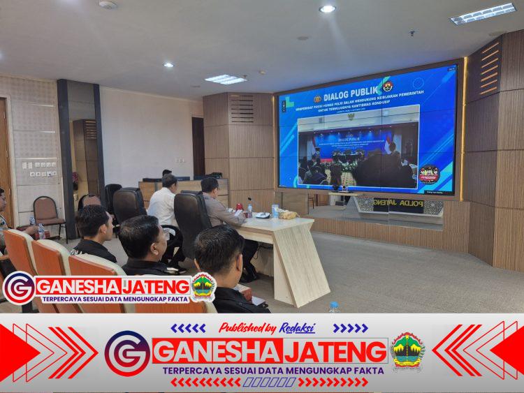 Polda Jateng Ikuti FGD Pemantauan Komunikasi Publik, Perkuat Peran Humas Polri Wujudkan Kondusifitas Kamtibmas