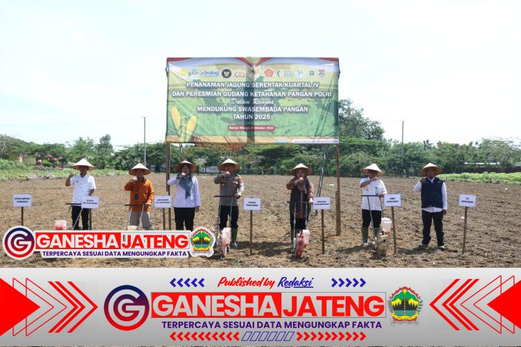 Polres Tulang Bawang Gelar Penanaman Serentak Jagung Kuartal IV dan Resmikan Gudang Ketahanan Pangan Polri Polres Tulang Bawang Gelar Penanaman Serentak Jagung Kuartal IV dan Resmikan Gudang Ketahanan Pangan Polri