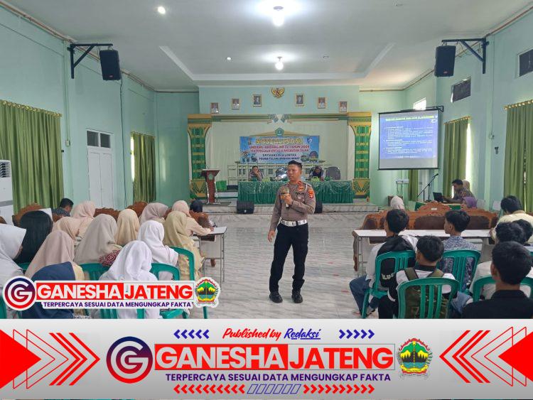 Police Goes to School, Satlantas Polres Tulang Bawang Barat Ajak Pelajar SMKN 01 Tulang Bawang Tengah Tertib Berlalu Lintas