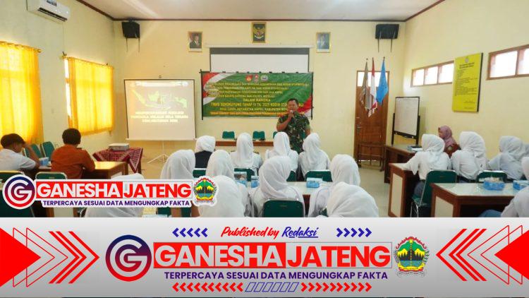 Satgas TMMD Boyolali Tanamkan Semangat Bela Negara dan Wawasan Kebangsaan di Kalangan Pelajar SMA Ampel