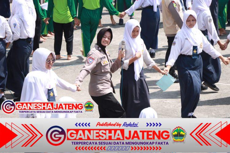 Polres Grobogan Berikan Trauma Healing pada Pelajar SMP N 1 Geyer Pasca Dugaan Kasus Bullying
