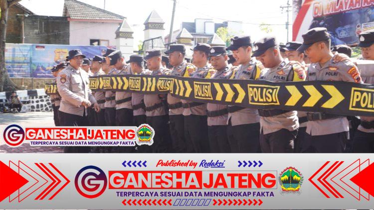 Polres Wonogiri Gelar Apel Pengamanan Unjuk Rasa: Wujud Kesiapsiagaan dan Humanisme Polri