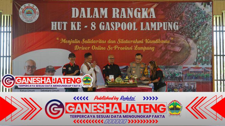 Kapolda Lampung Hadiri HUT KE-8 Gaspool Lampung, Apresiasi Kontribusi Driver Online Jaga Kamtibmas Kapolda Lampung Hadiri HUT KE-8 Gaspool Lampung, Apresiasi Kontribusi Driver Online Jaga Kamtibmas
