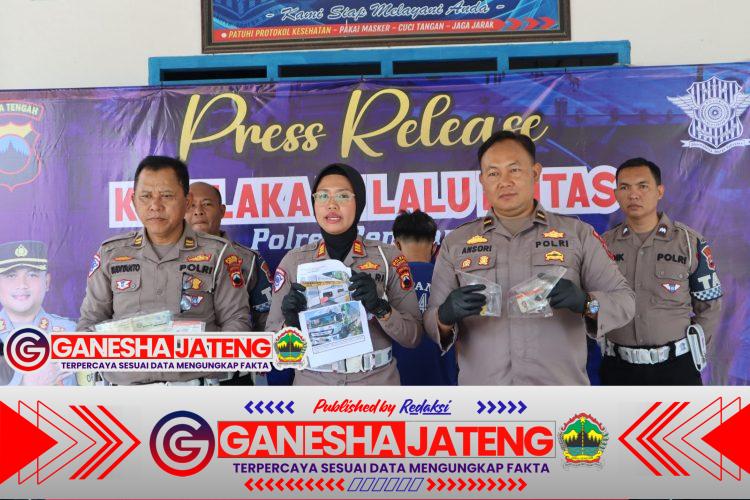 Satlantas Polres Rembang Ungkap Kasus Tabrak Lari di Jalur Pantura Lasem