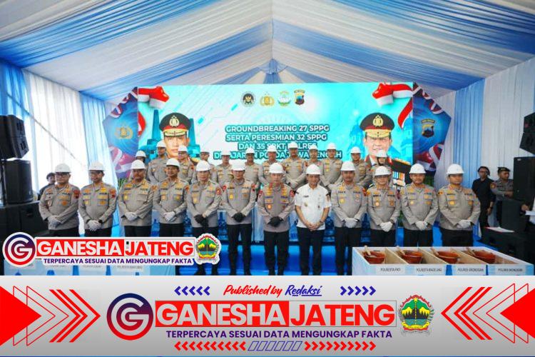 Kapolri Resmikan 35 SPKT Polres di Jajaran Polda Jateng untuk Optimalkan Pelayanan Masyarakat