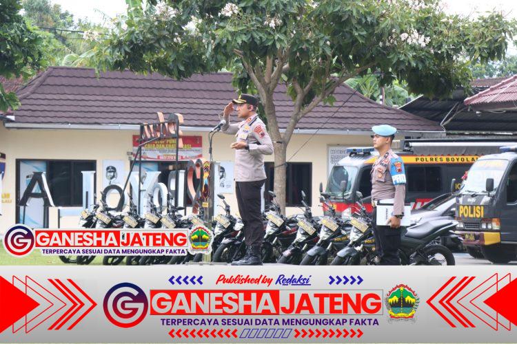 Apel Siaga Personel Polres Boyolali, Kapolres Tekankan Kesiapsiagaan dan Profesionalisme Anggota Hadapi Situasi Kamtibmas Apel Siaga Personel Polres Boyolali, Kapolres Tekankan Kesiapsiagaan dan Profesionalisme Anggota Hadapi Situasi Kamtibmas