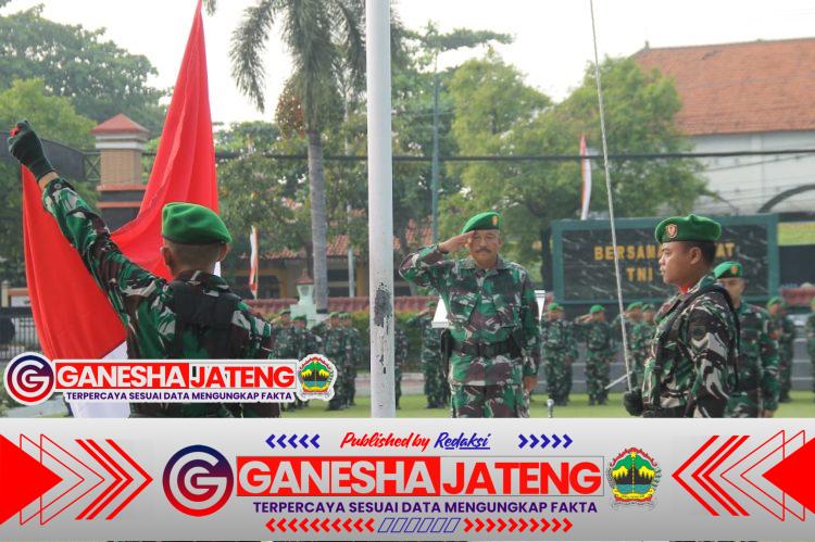 Kodim Gelar Upacara Bendera Rutin Setiap Hari Senin, Bentuk Disiplin dan Cinta Tanah Air