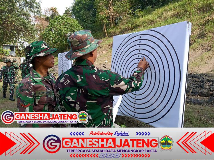 Asah Naluri Tempur, Kodim 0724/Boyolali Gelar Latihan Menembak Senjata Ringan Semester II 2025