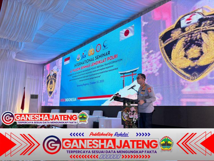 Polri Gelar Seminar Internasional di Pusdik Binmas Banyubiru, Bahas Sinergi Global Pencegahan Kejahatan Polri Gelar Seminar Internasional di Pusdik Binmas Banyubiru, Bahas Sinergi Global Pencegahan Kejahatan