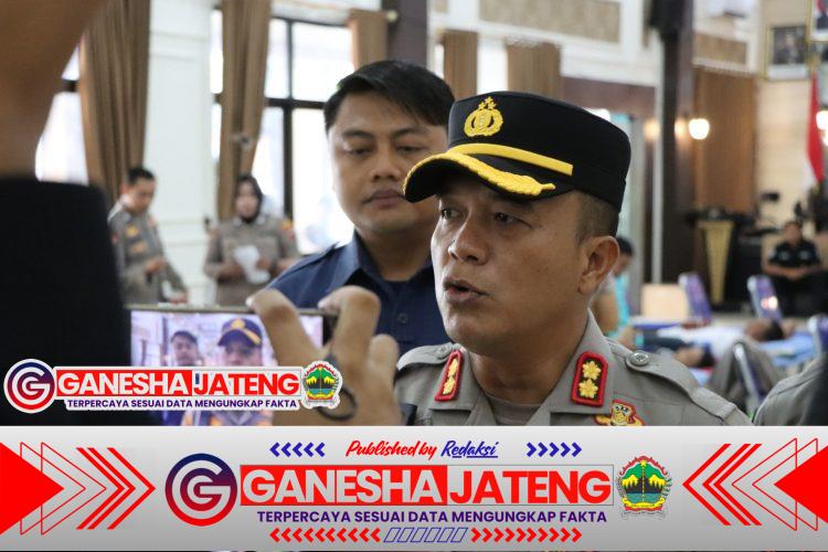 Wujud Polisi Humanis, Polresta Pati Kumpulkan 46 Kantong Darah untuk Kemanusiaan
