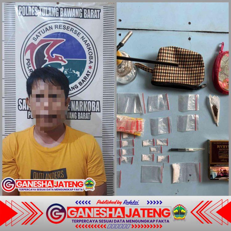 Satresnarkoba Polres Tulang Bawang Barat Berhasil Bekuk Seorang Pelaku Penyalahgunaan Narkotika Satresnarkoba Polres Tulang Bawang Barat Berhasil Bekuk Seorang Pelaku Penyalahgunaan Narkotika