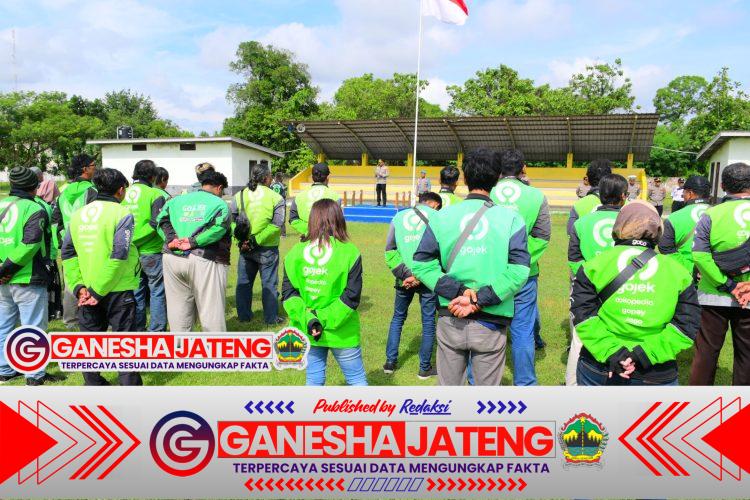 Semangat Kebersamaan di Jalanan: Ojol dan Polisi Bersatu Jaga Kamtibmas Karanganyar