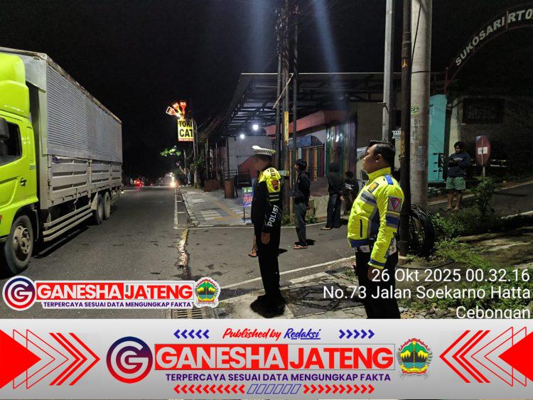 Polres Salatiga Bertindak Cepat Bubarkan Aksi Balap Liar di Jalan Sukarno Hatta Cebongan