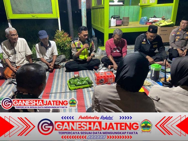 Kapolres Kendal Gelar Silaturahmi dan Pembinaan Satkamling di Kelurahan Karangsari