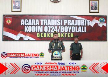 Dandim 0724/Boyolali Lepas Perwira dengan Penuh Kehormatan dan Kekeluargaan