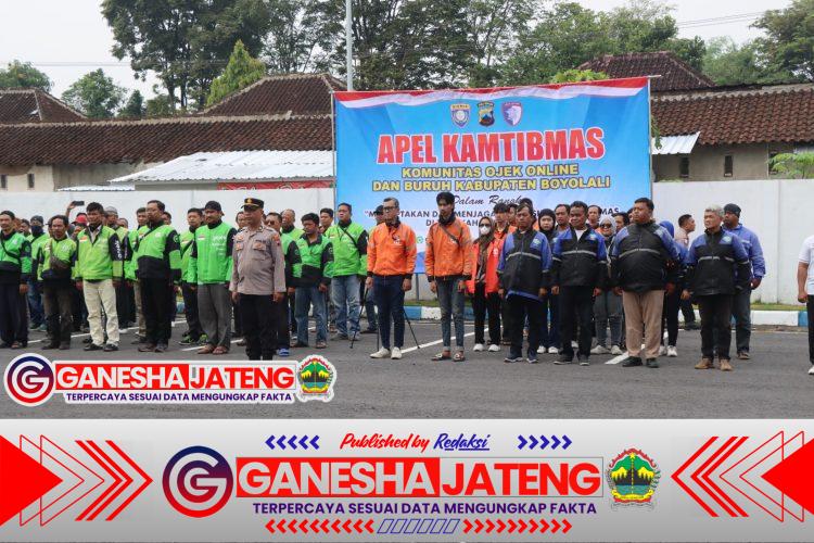 Kapolres Gelar Apel Kamtibmas: Sinergi Polri, Ojol, dan Buruh untuk Boyolali Aman dan Damai