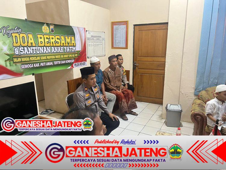 POLSEK PATI KOTA GELAR DOA BERSAMA DAN SANTUNAN ANAK YATIM MENJELANG SIDANG PARIPURNA PANSUS HAK ANGKET DPRD PATI POLSEK PATI KOTA GELAR DOA BERSAMA DAN SANTUNAN ANAK YATIM MENJELANG SIDANG PARIPURNA PANSUS HAK ANGKET DPRD PATI