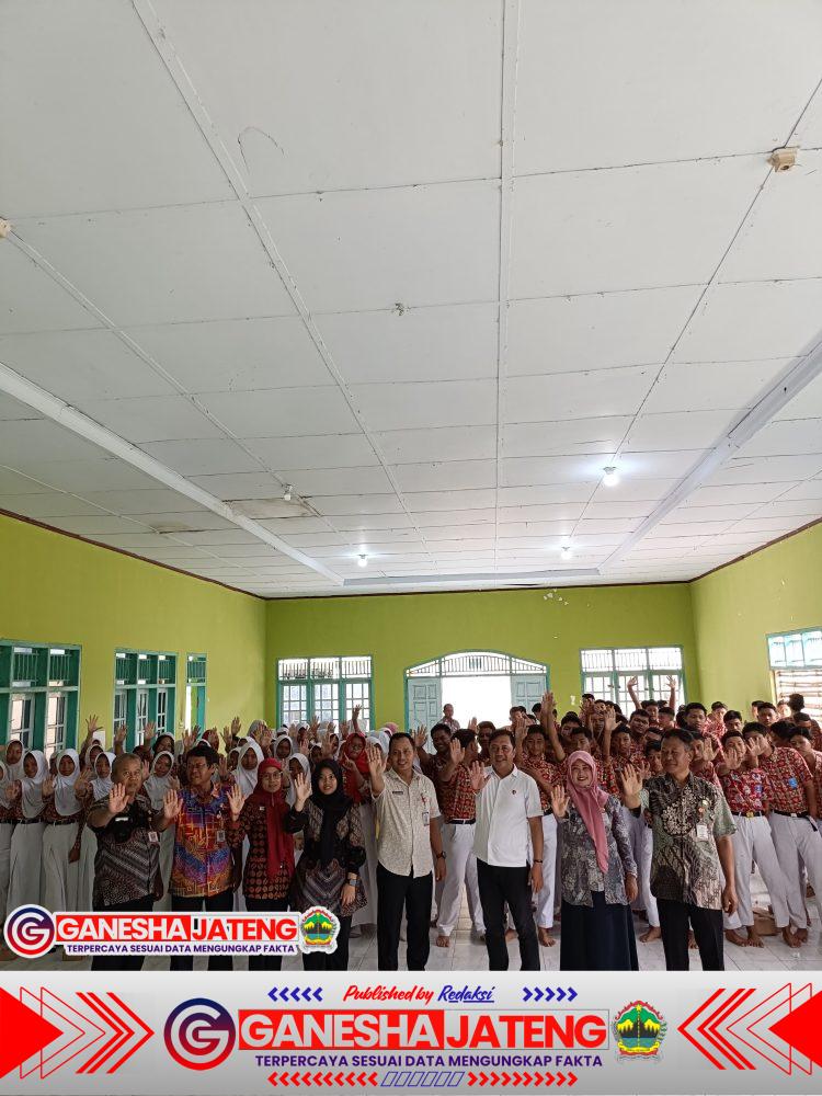 Polres Wonogiri ‘Gas Pol’ Cegah Narkoba Sejak Dini, Ratusan Siswa SMPN 2 Selogiri Jadi Sasaran!