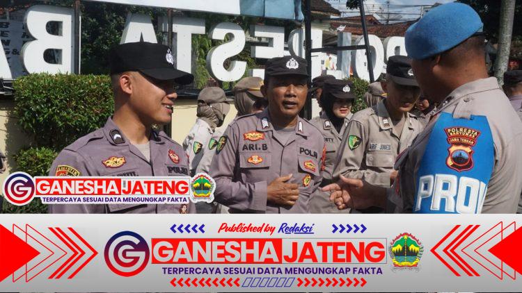 Si Propam Polresta Banyumas Gelar Gaktiblin Usai Apel Pagi, Tegakkan Disiplin Internal Anggota