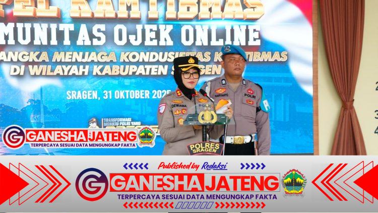 Kapolres Pimpin Apel Akbar Kebangsaan Gabungan Buruh di Sragen, Jaga Kondusifitas Kamtibmas