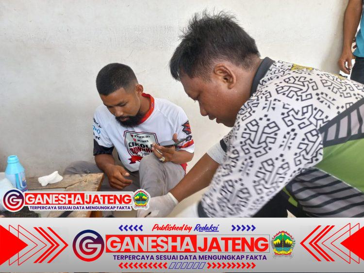 Polres Tulang Bawang Selamatkan Korban Laka Lantas di Cakat Raya Polri Semakin Dicintai Masyarakat