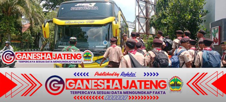 Kodim Boyolali Berangkatkan Siswa SMK Karya Nugraha Ikuti Kegiatan KKRI di Rindam IV/Diponegoro