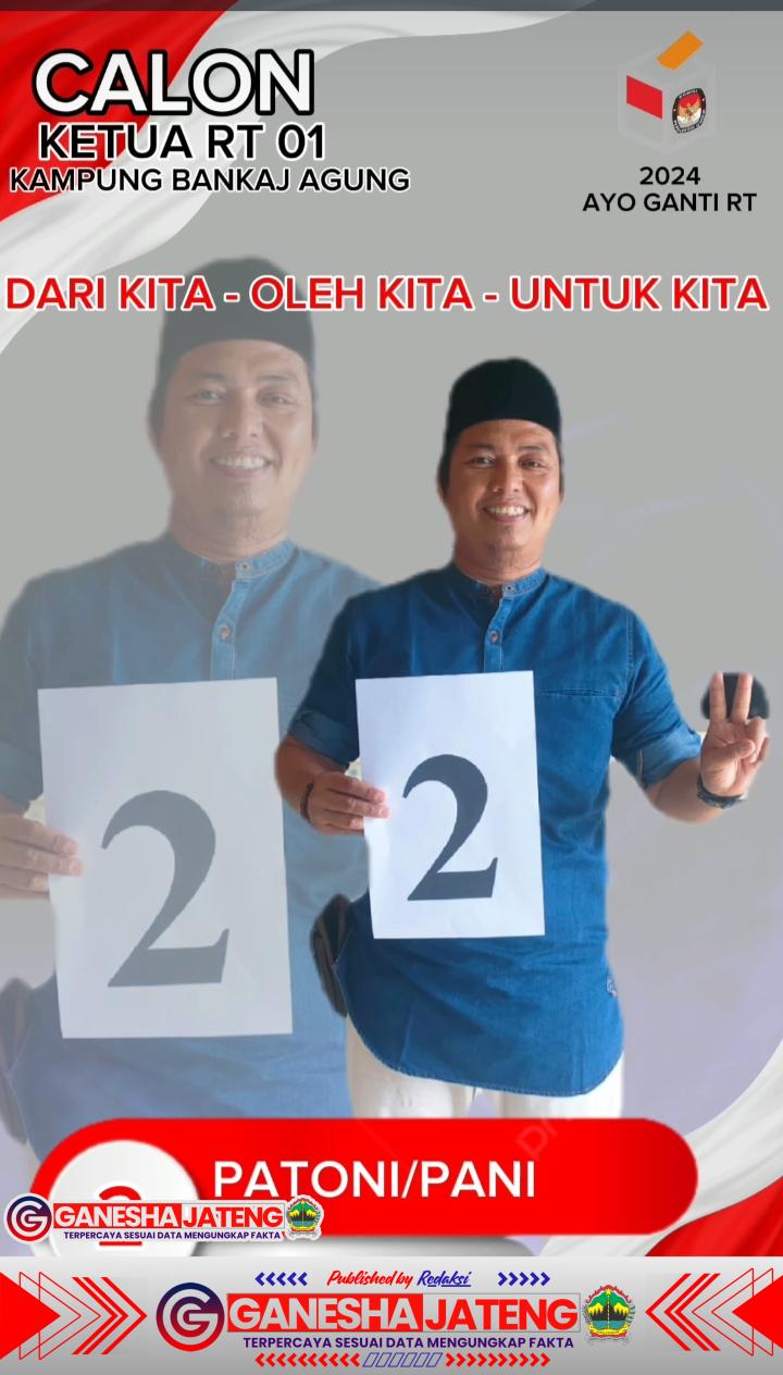 Patoni Alias Bang Pani Menang Mutlak Dalam Ajang Pemilihan Ketua RT Patoni Alias Bang Pani Menang Mutlak Dalam Ajang Pemilihan Ketua RT