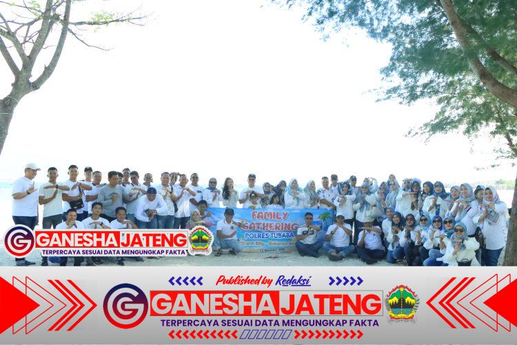 Polres Tulang Bawang Barat Gelar Family Gathering, Pererat Rasa Kekeluargaan dan Kekompakan