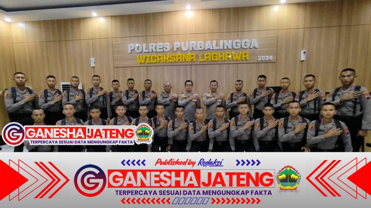 25 Siswa SPN Polda Jateng Jalani Latihan Kerja di Polres Purbalingga