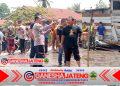 Aksi Sigap Kapolsek Lawe Alas Bersama Personel dan Warga Padamkan Kebakaran di Desa Batu Hamparan