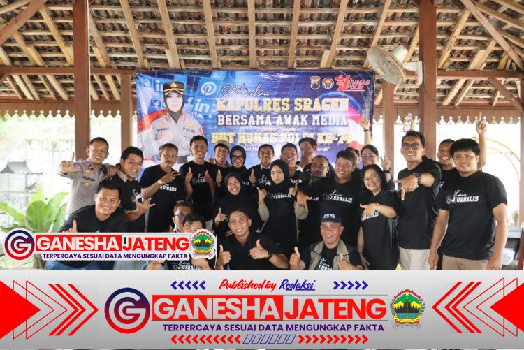 Peringati HUT Humas Polri ke-74, Kapolres Sragen Adakan Kumpul Bareng Konco Jurnalis Peringati HUT Humas Polri ke-74, Kapolres Sragen Adakan Kumpul Bareng Konco Jurnalis