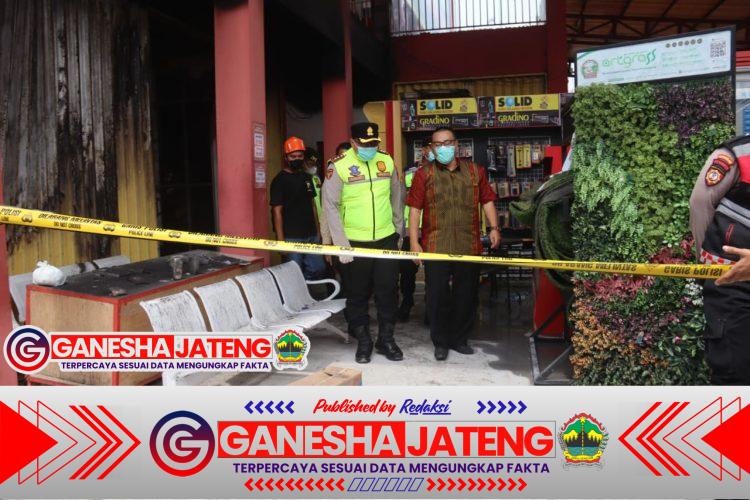 Kapolres Brebes Tinjau Lokasi dan Korban Kebakaran Ruko Rukun Jaya di Ketanggungan, Dua Orang Meninggal Dunia
