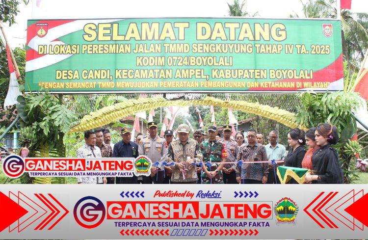 TMMD Sengkuyung Tahap IV Kodim 0724/Boyolali Resmi Ditutup, Wujud Nyata Sinergi Membangun Negeri
