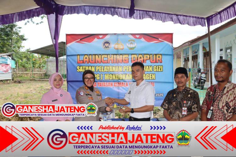 SPPG 03 Polres Sragen Resmi Dilaunching, Layani 2.238 Anak di Kecamatan Mondokan